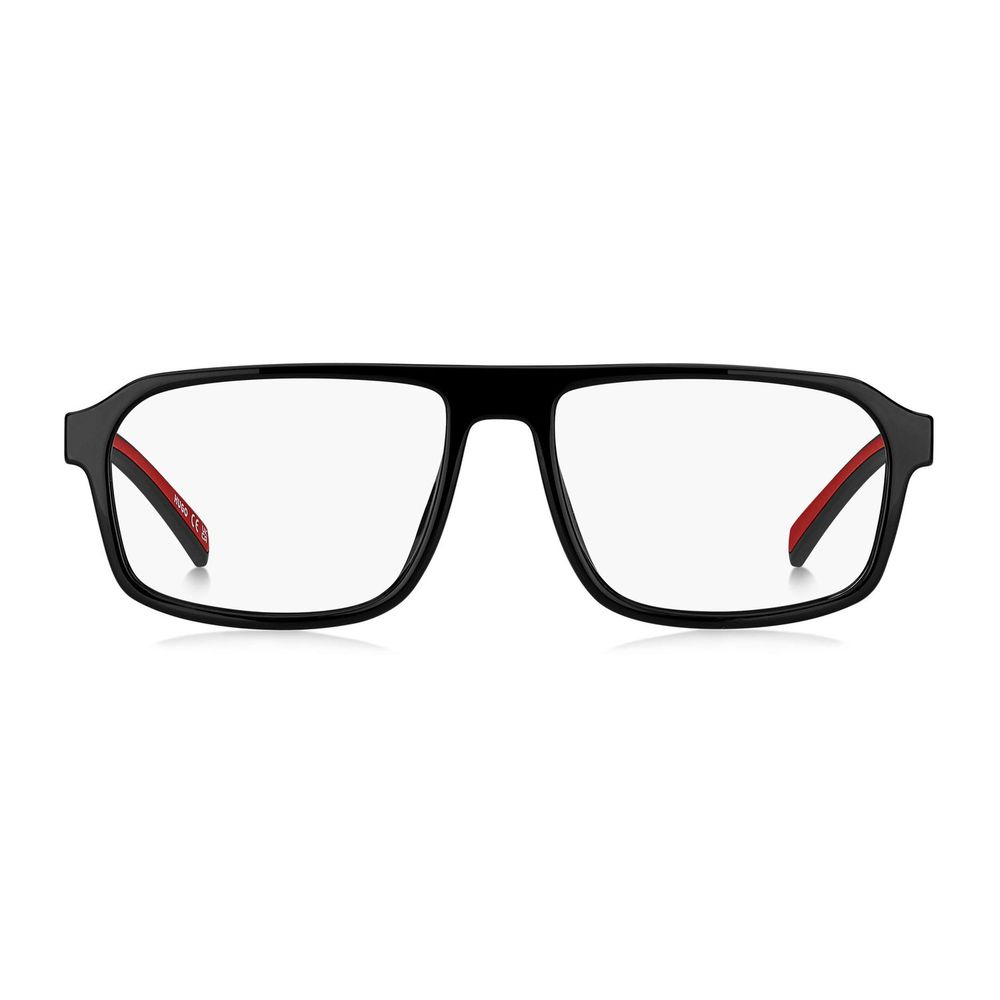 Hugo Boss Black Plastic Glasses (Frames) - Stylish Rectangle Design