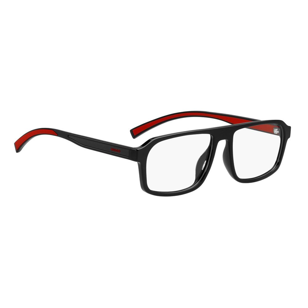 Hugo Boss Black Plastic Glasses (Frames) - Stylish Rectangle Design