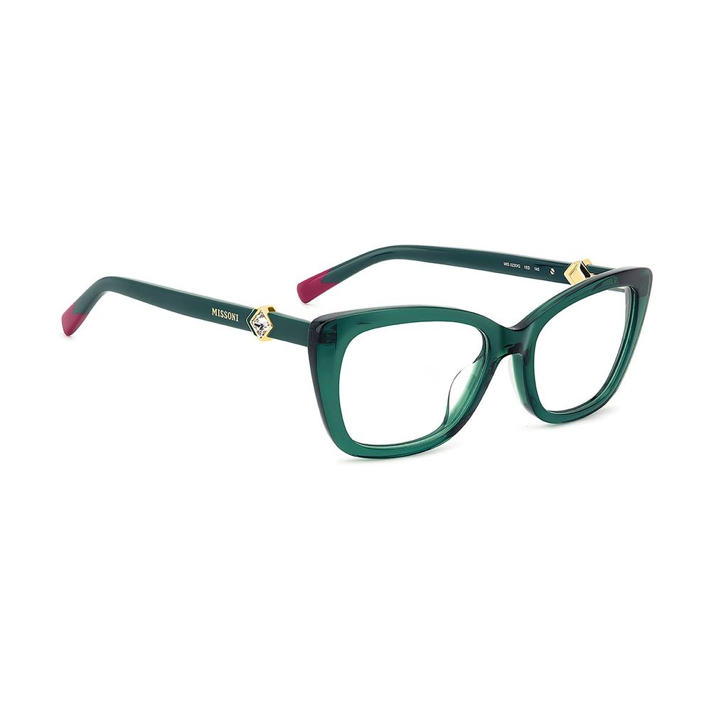 Missoni Turquoise Acetate Cat Eye Glasses (Frames)