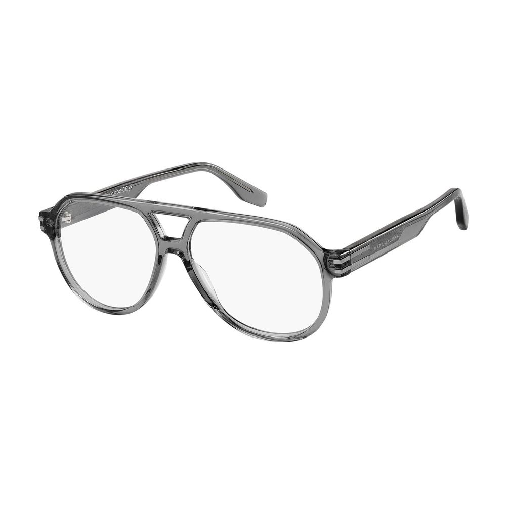 Marc Jacobs Gray Acetate Aviator Glasses for Men