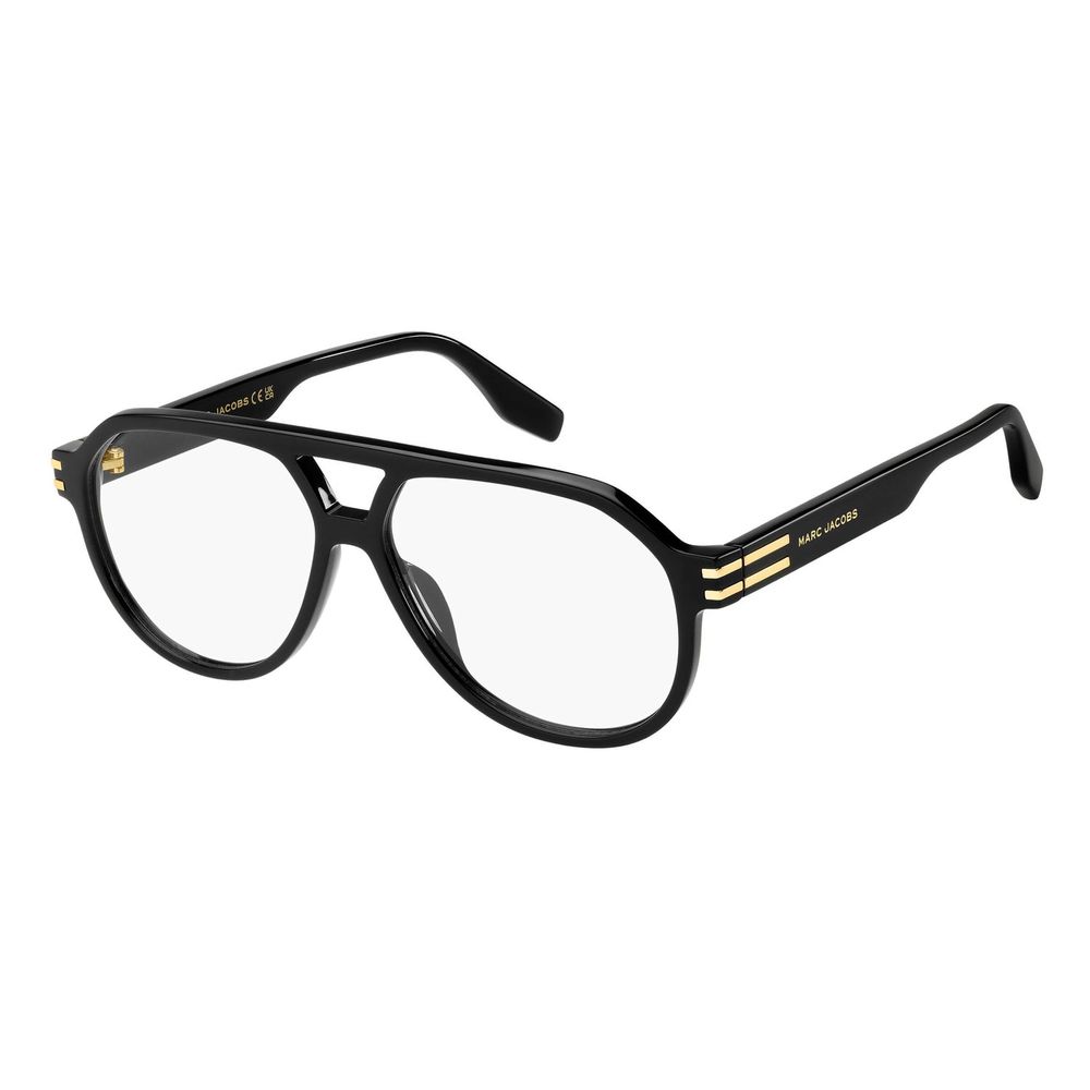 Marc Jacobs Black Acetate Aviator Glasses (Frames)