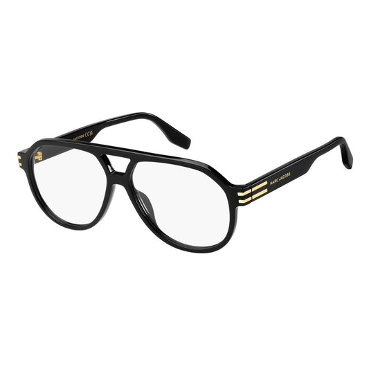 Marc Jacobs Black Acetate Aviator Glasses (Frames)