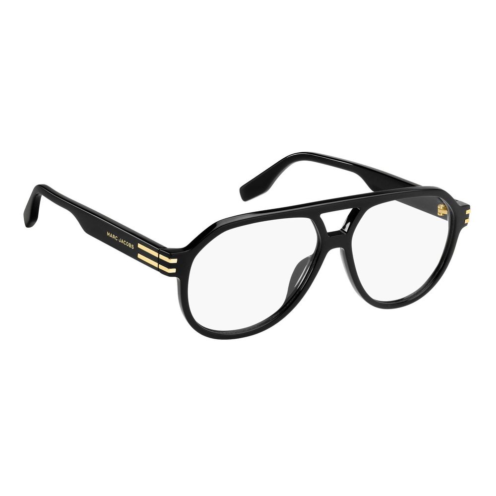 Marc Jacobs Black Acetate Aviator Glasses (Frames)