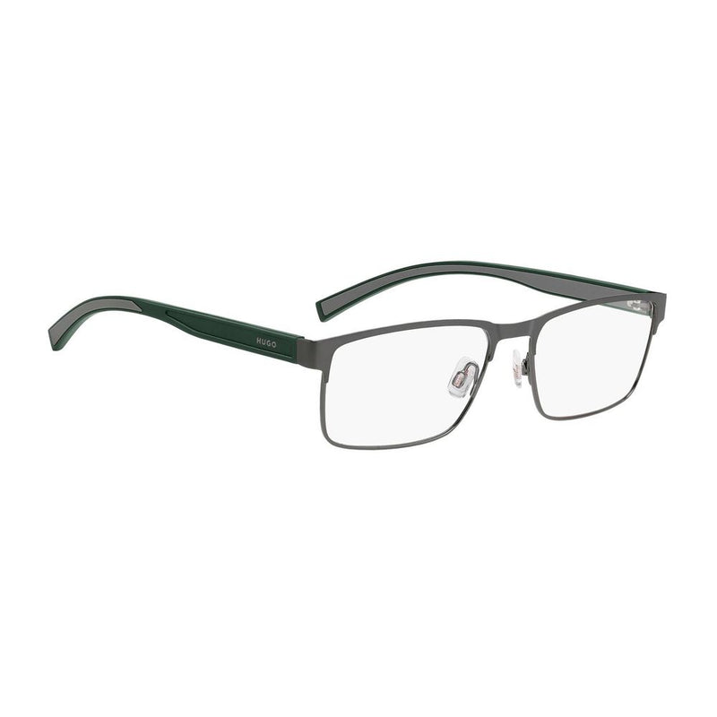 Hugo Boss Gray Steel & Aluminum Glasses (Frames)