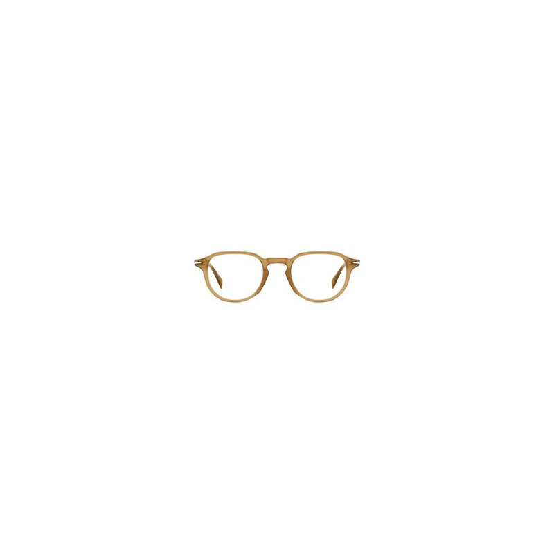 Lunettes en Acétate Beige David Beckham - Modèle Élégant