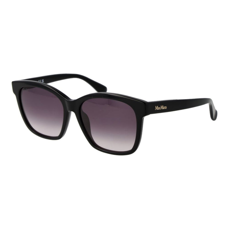 Max Mara Black Acetate Butterfly Sunglasses
