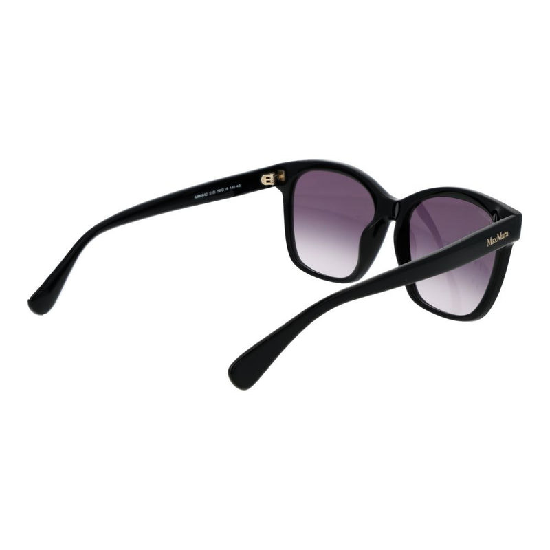Max Mara Black Acetate Butterfly Sunglasses