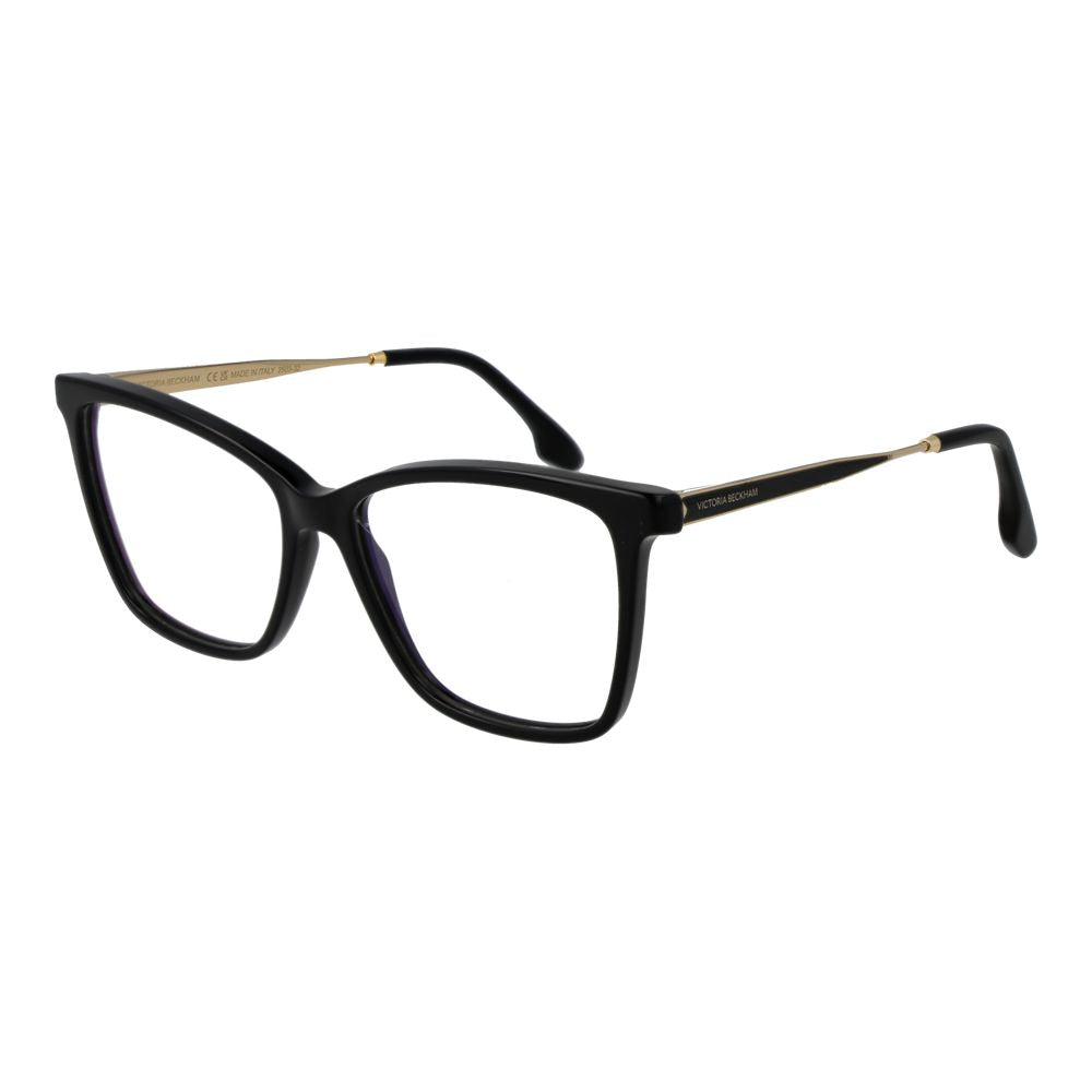 Victoria Beckham Black Metal Glasses (Frames) - Stylish Butterfly Design
