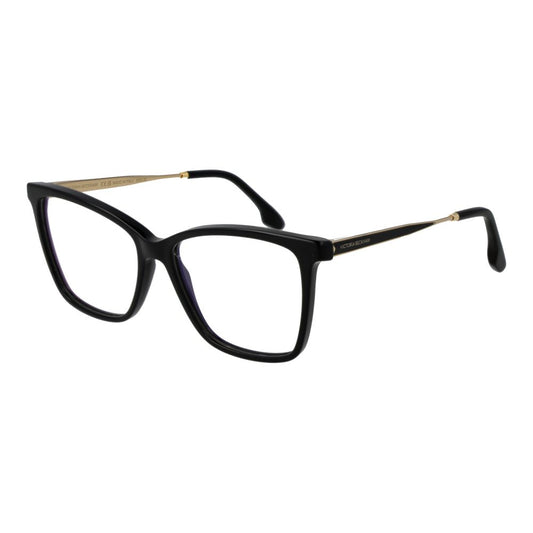 Victoria Beckham Black Metal Glasses (Frames) - Stylish Butterfly Design