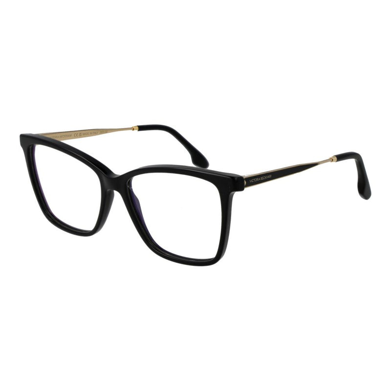 Victoria Beckham Black Metal Glasses (Frames) - Stylish Butterfly Design
