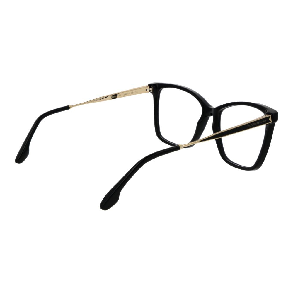 Victoria Beckham Black Metal Glasses (Frames) - Stylish Butterfly Design
