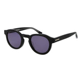 Replay Black Acetate Sunglasses - Unisex Panto Style