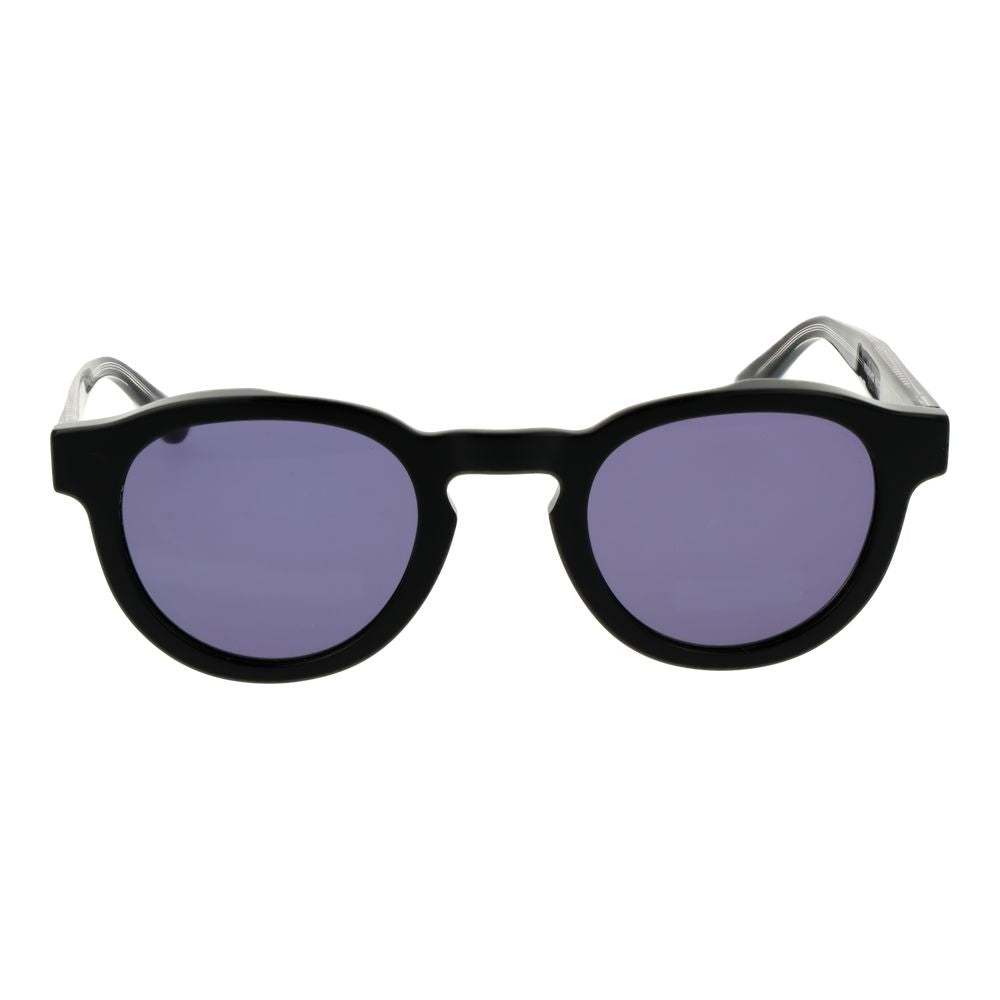 Replay Black Acetate Sunglasses - Unisex Panto Style
