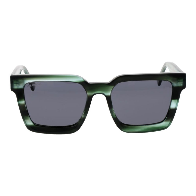 Replay Bicolor Acetate Sunglasses - Unisex Green Frame