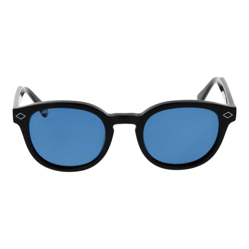 Replay Black Acetate Sunglasses - Unisex Panto Style