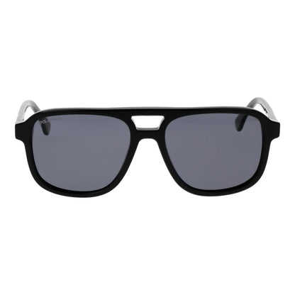 Lunettes de soleil Replay en acétate noir
