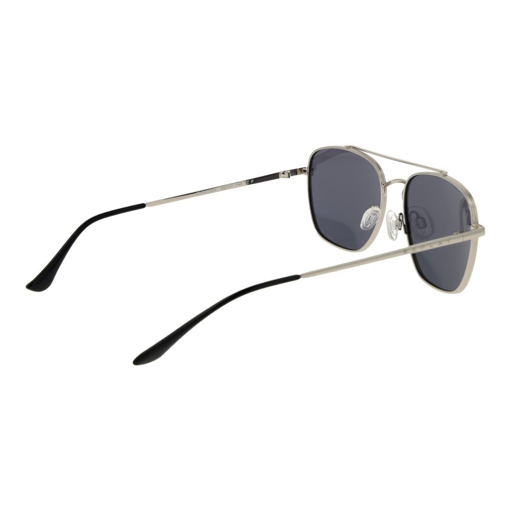Replay Silver Metal Aviator Sunglasses