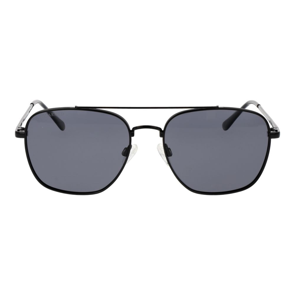 Replay Black Metal Aviator Sunglasses for Men