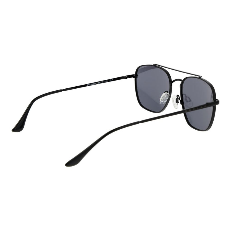 Replay Black Metal Aviator Sunglasses for Men