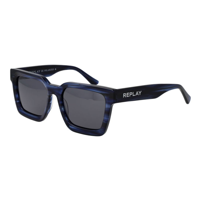 Replay Blue Acetate Sunglasses - Polarized Protection