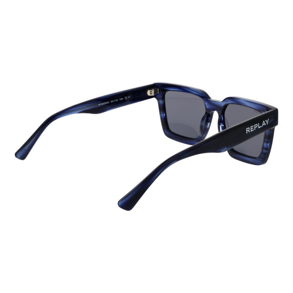 Replay Blue Acetate Sunglasses - Polarized Protection