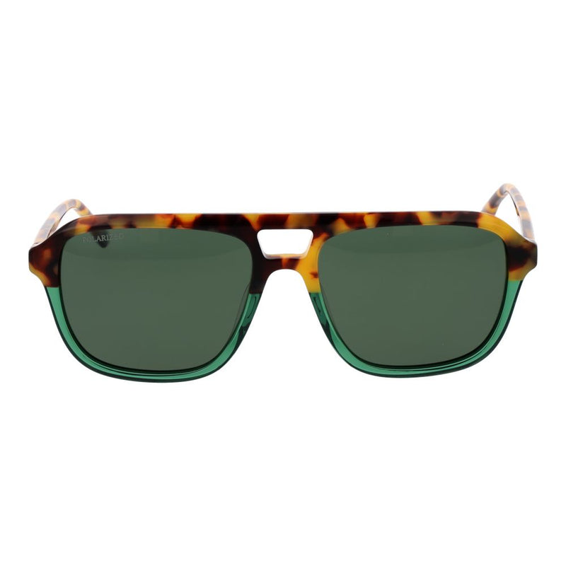 Replay Brown Acetate Aviator Sunglasses for Men