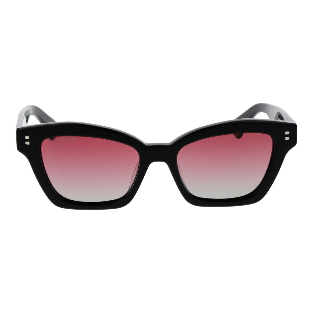 Replay Black Acetate Cat Eye Sunglasses for Women