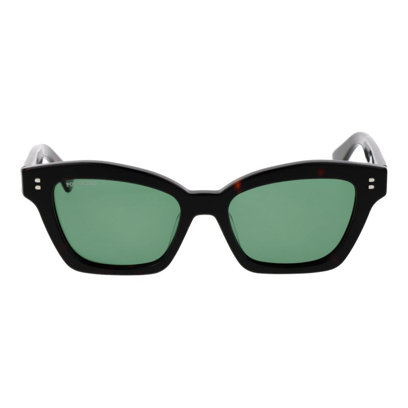 Replay Black Acetate Cat Eye Sunglasses for Women