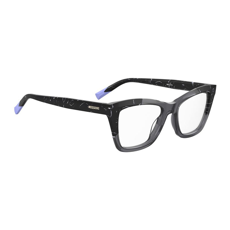 Missoni Gray Acetate Cat Eye Glasses (Frames)
