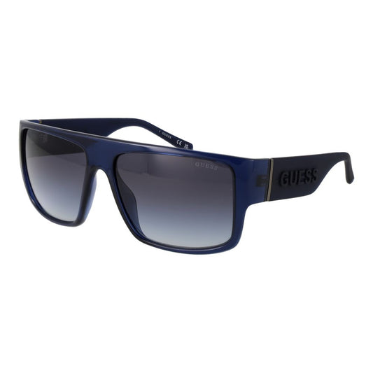Guess Blue Plastic Square Sunglasses for Men