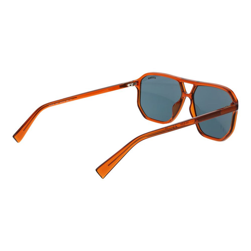 Guess Orange Plastic Aviator Sunglasses