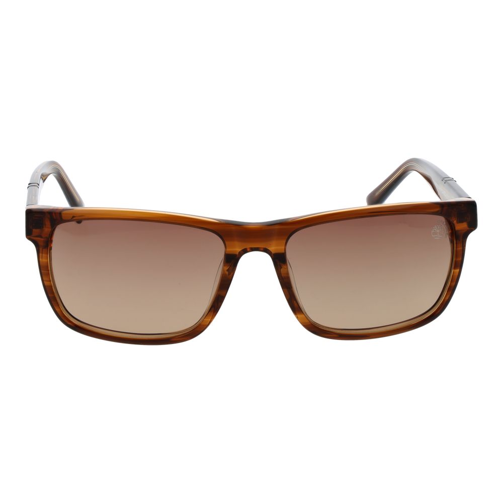 Lunettes de soleil en acétate marron Timberland