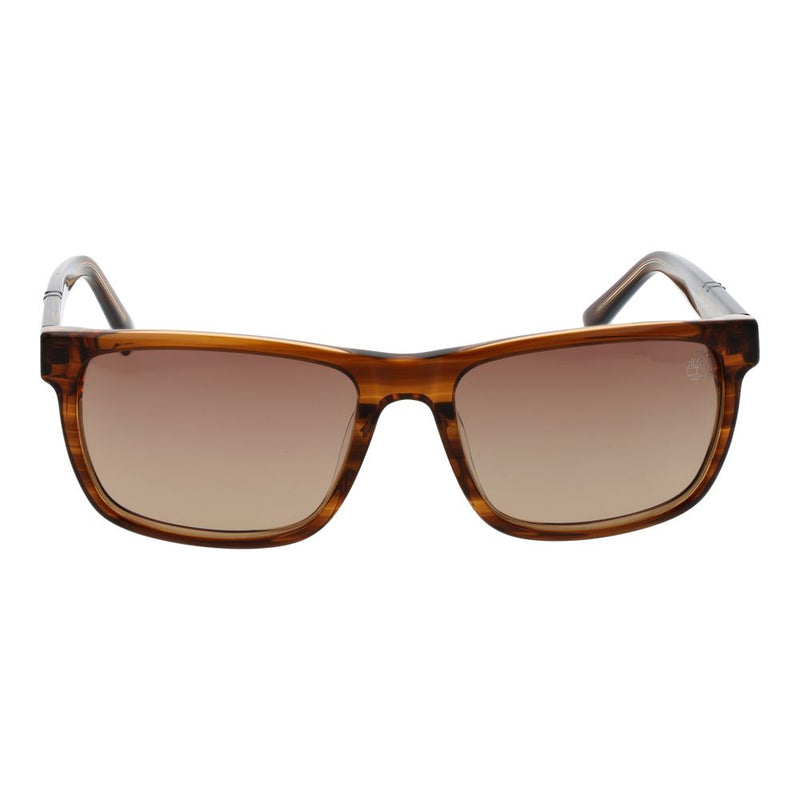Lunettes de soleil en acétate marron Timberland