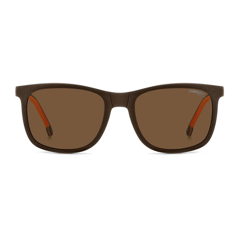 Carrera Brown Plastic Glasses Frames for Men