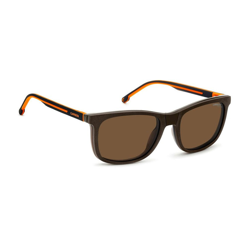 Carrera Brown Plastic Glasses Frames for Men