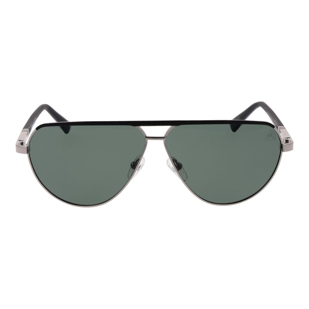 Lunettes de soleil en métal argenté Timberland