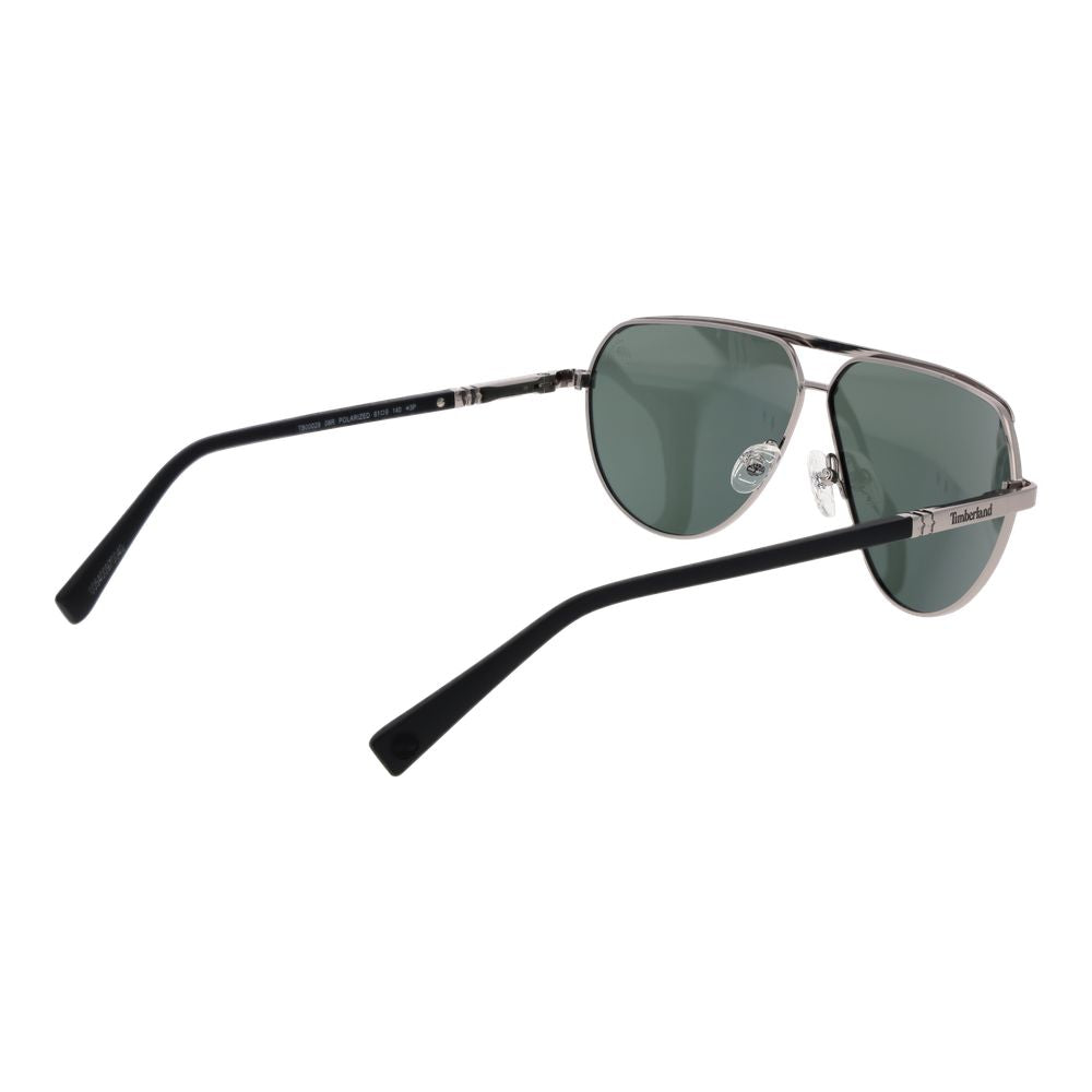 Lunettes de soleil en métal argenté Timberland