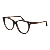 Victoria Beckham Brown Acetate Glasses (Frames) - Stylish Butterfly Design