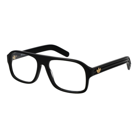 Adidas Black Plastic Aviator Glasses (Frames)