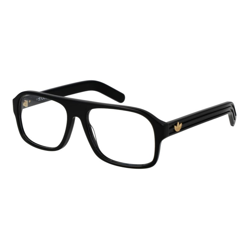 Adidas Black Plastic Aviator Glasses (Frames)