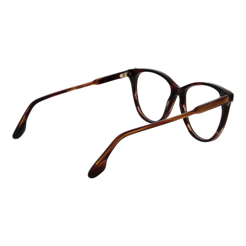 Victoria Beckham Brown Acetate Glasses (Frames) - Stylish Butterfly Design