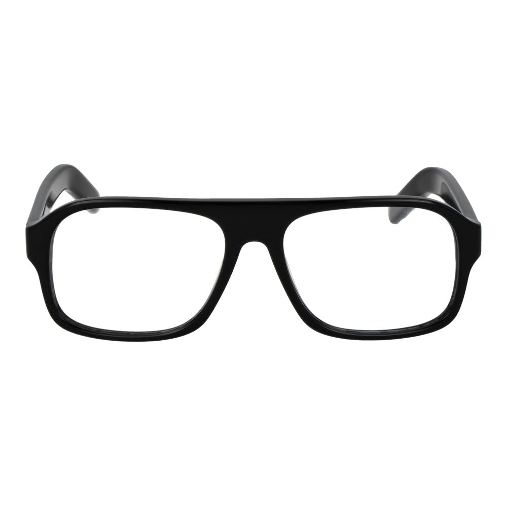 Adidas Black Plastic Aviator Glasses (Frames)