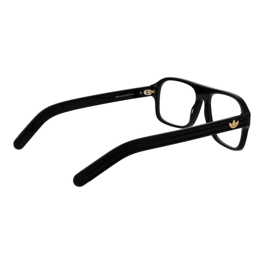 Adidas Black Plastic Aviator Glasses (Frames)