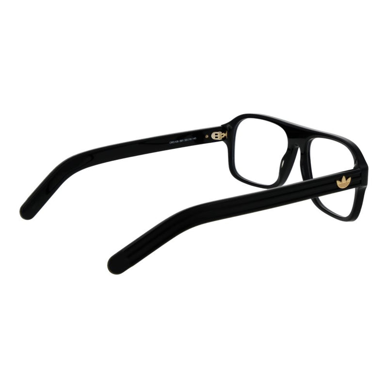 Adidas Black Plastic Aviator Glasses (Frames)