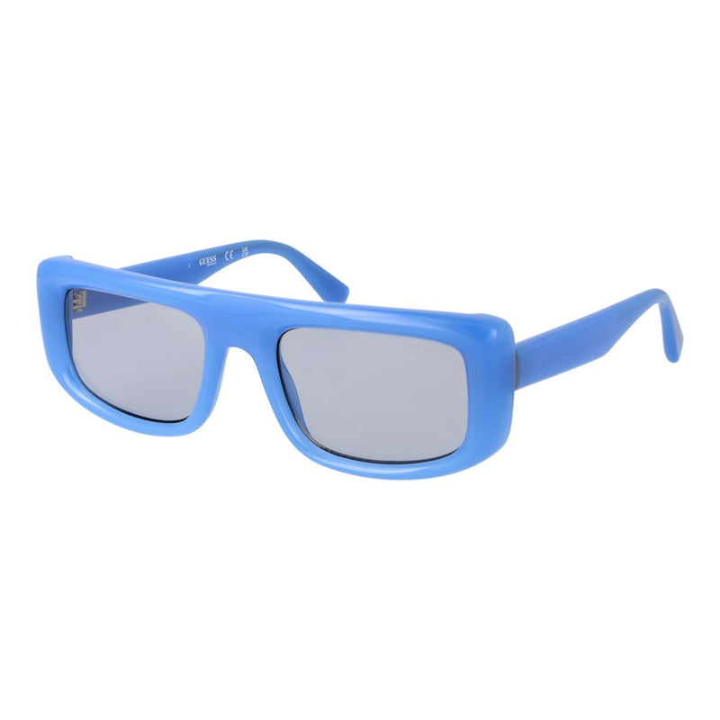 Guess Blue Plastic Sunglasses - Unisex Rectangle Style