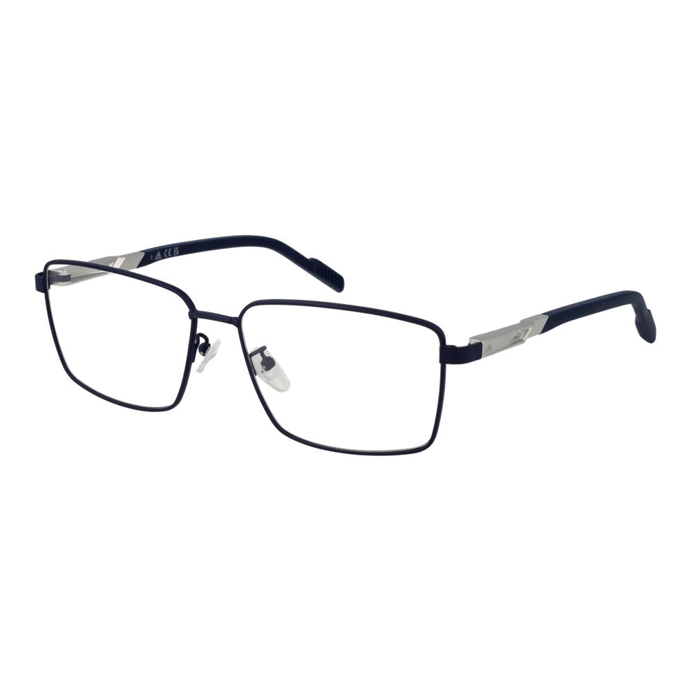 Adidas Blue Metal Glasses (Frames) - Stylish Rectangle Design