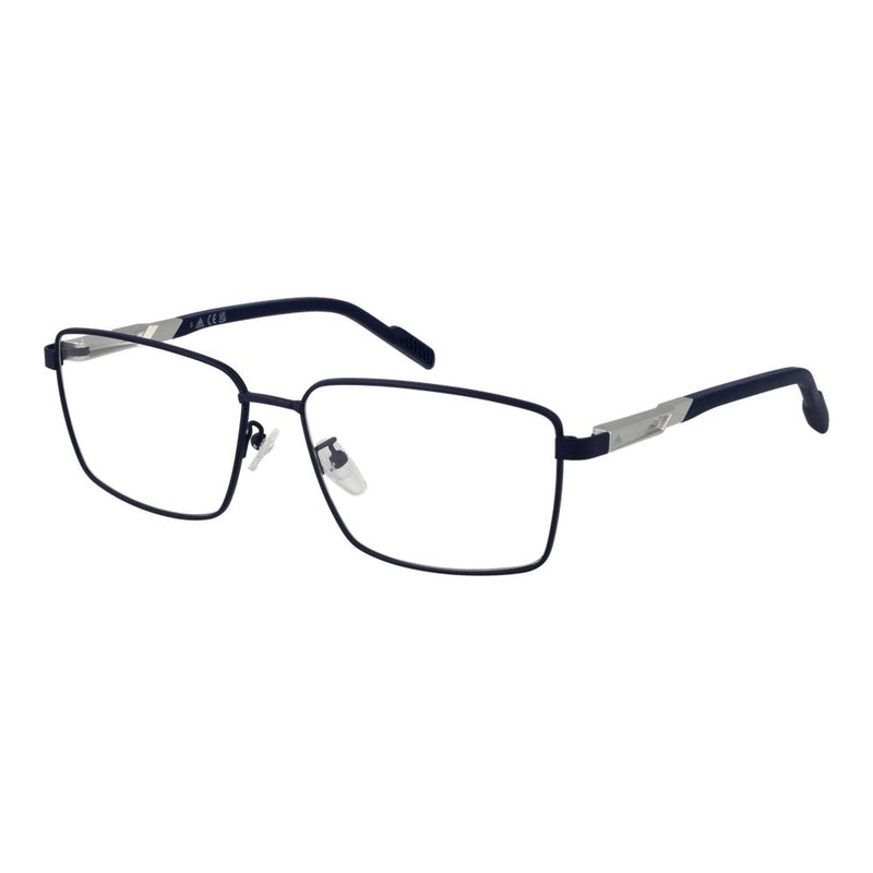 Adidas Blue Metal Glasses (Frames) - Stylish Rectangle Design