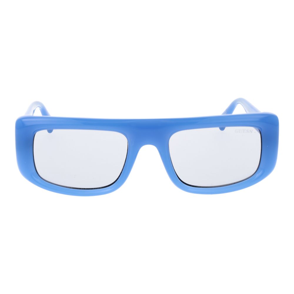 Guess Blue Plastic Sunglasses - Unisex Rectangle Style