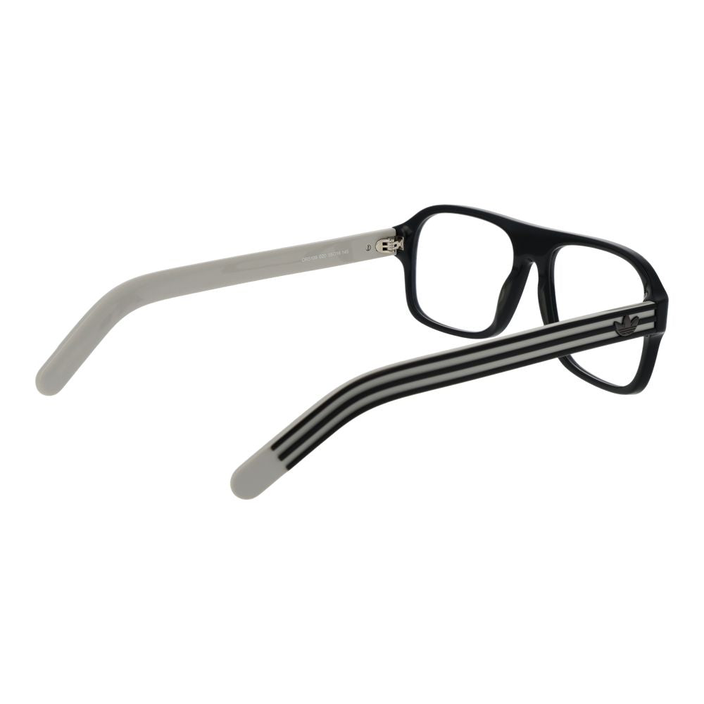 Adidas Black Plastic Aviator Glasses (Frames)