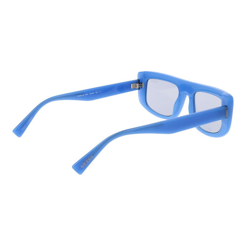 Guess Blue Plastic Sunglasses - Unisex Rectangle Style